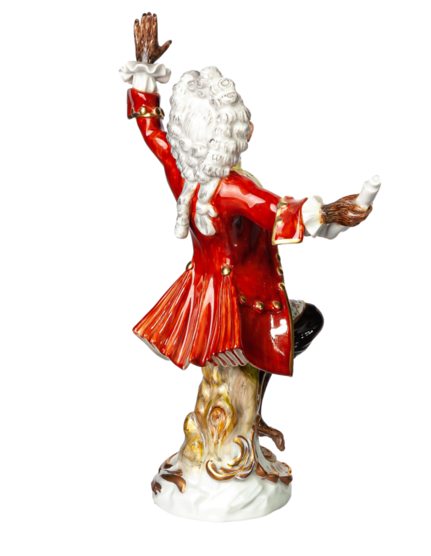 マイセンフィギュア カペルマイスター  by J.J.Kägler モンキーチャペル 一級品 19cm