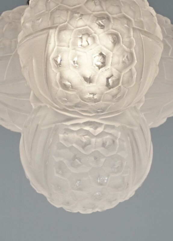 ハノッツ（HANOTS）フランス製 アールデコ調 フラッシュマウントペンダントライト