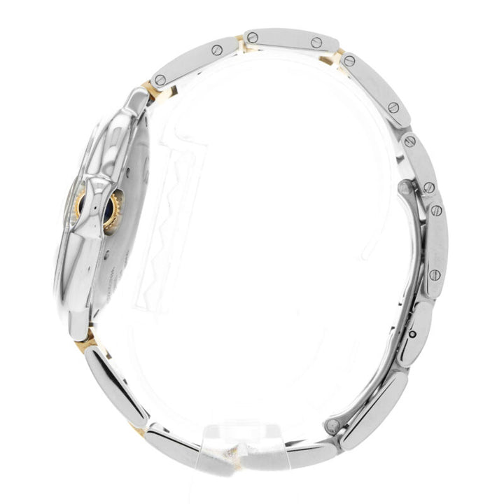 カルティエ バロンブルー スチール＆ローズゴールド 自動巻き腕時計 W6920033