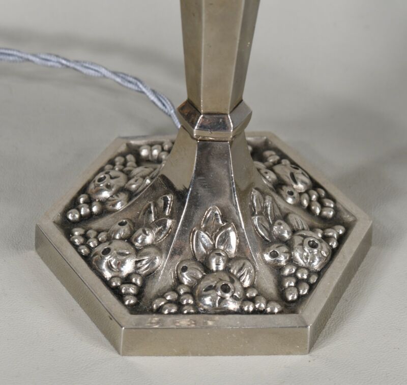 ミューラー兄弟　ペアのフランス製アールデコランプ　1930年