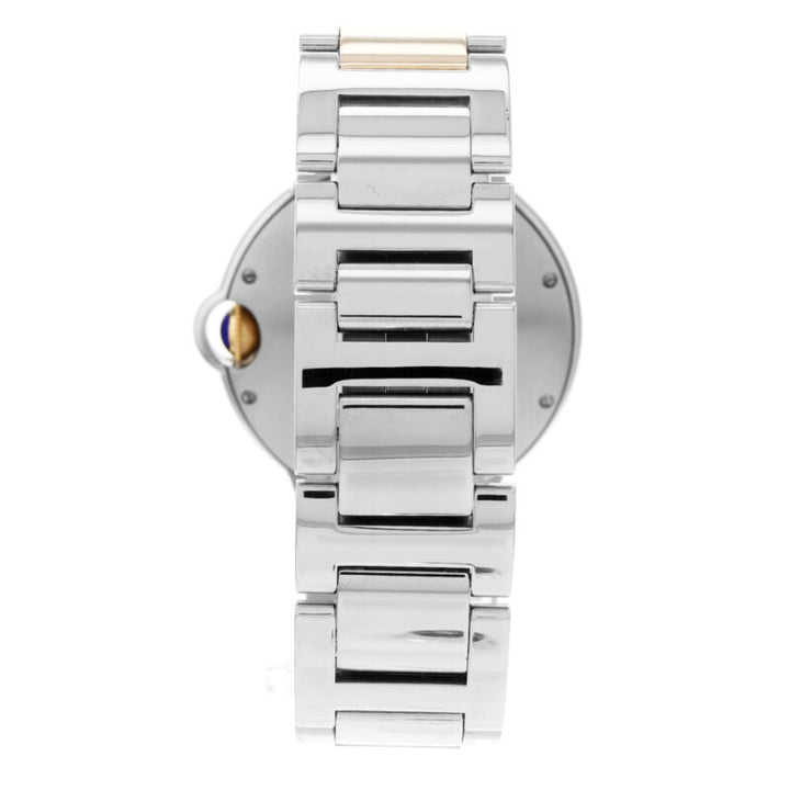 カルティエ バロンブルー スチール＆ローズゴールド 自動巻き腕時計 W6920033