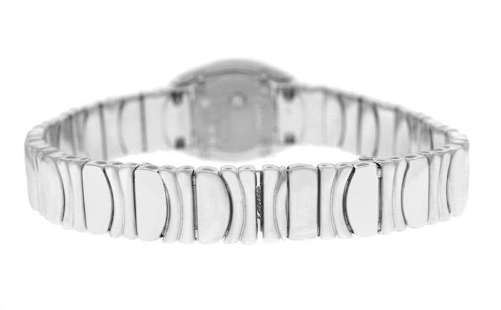 Cartier Baignoire Mini 2369 MOP Full 18K White Gold Ladies Quartz 18x24MM Watch