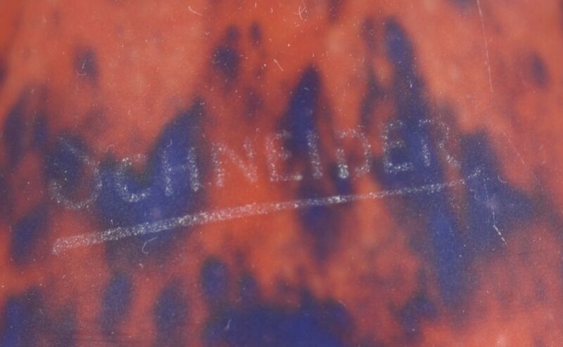 シュナイダー兄弟　ペアのフランス製アールデコランプ　1925年　1930年　錬鉄製