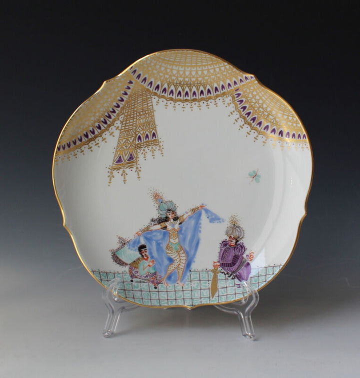 マイセン　ティーカップ＆ソーサー＆プレート  3ピース  アラビアンナイト  ハインツ・ヴェルナー