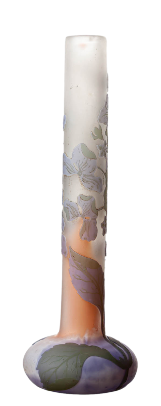 エミールガレ　紫陽花の花の幻想的な花瓶