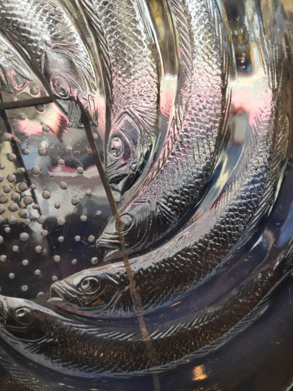 René Lalique (1860-1945), Fish Model Plate, D: 27 cm-