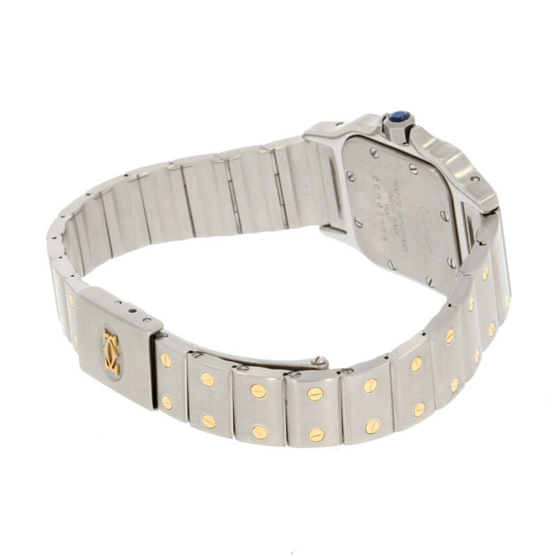 Ladies Cartier Quartz Santos 18ct Yellow Gold & Steel 1567