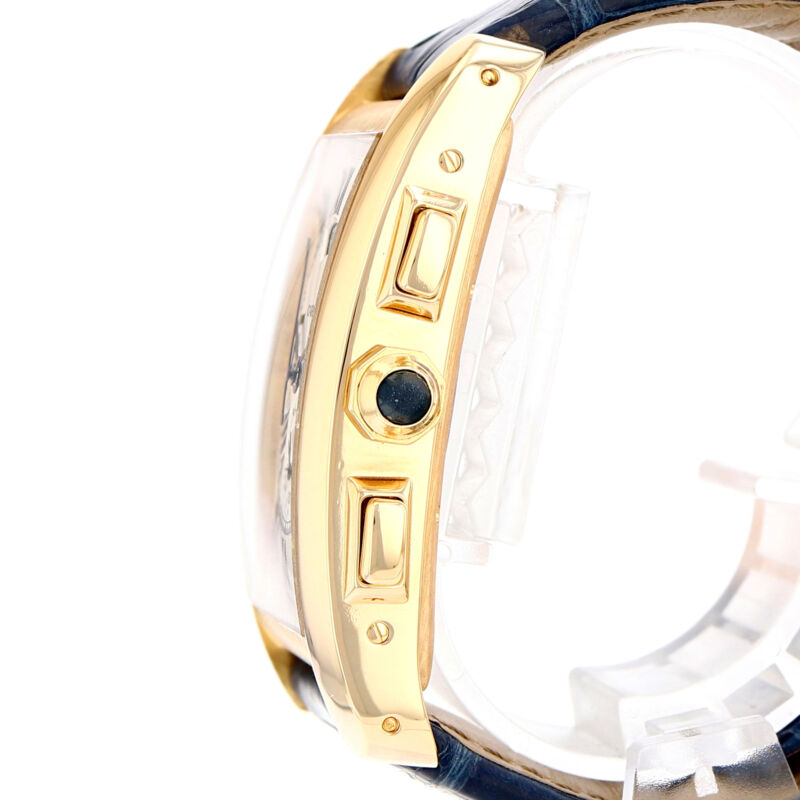 カルティエ タンク アメリカンイエローゴールド 自動巻きクロノグラフ腕時計 W2609356