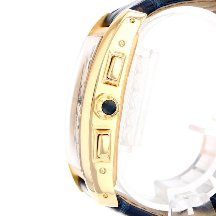 カルティエ タンク アメリカンイエローゴールド 自動巻きクロノグラフ腕時計 W2609356