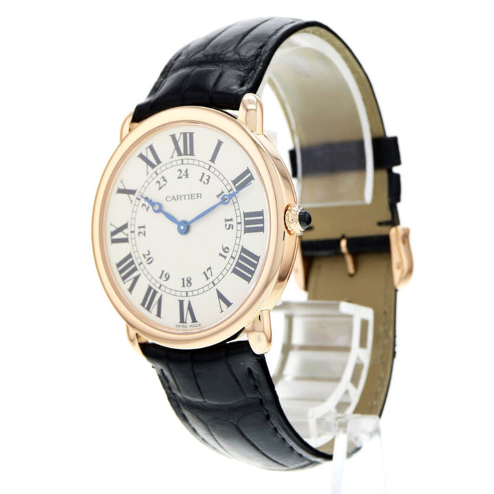 カルティエ ロンド ルイス ローズゴールド 手巻き腕時計 Ref.2889