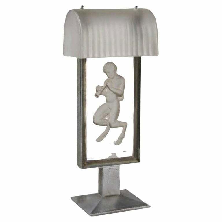 René LALIQUE: ""Pan"" lamp - 1931-