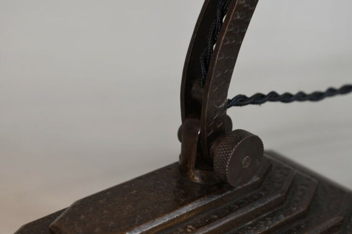 ドーム兄弟　希少なフランス製アールデコランプ　1930年　錬鉄製