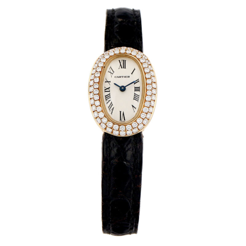 Cartier Baignoire 1960 18mm Yellow Gold Watch