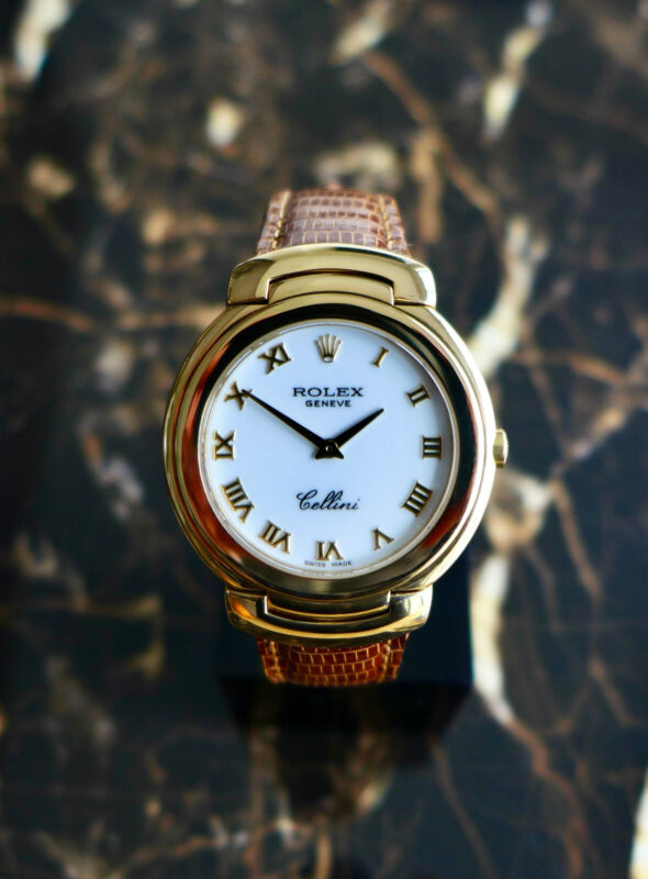 ロレックス チェリーニ 33mm REF.6622 ユニセックス腕時計 18K