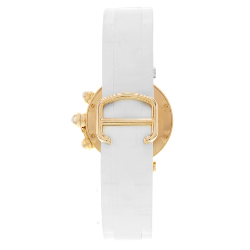Cartier Pasha Seatimer WJ130004 3130 Diamond White MOP 18k 37mm Rose Gold Watch