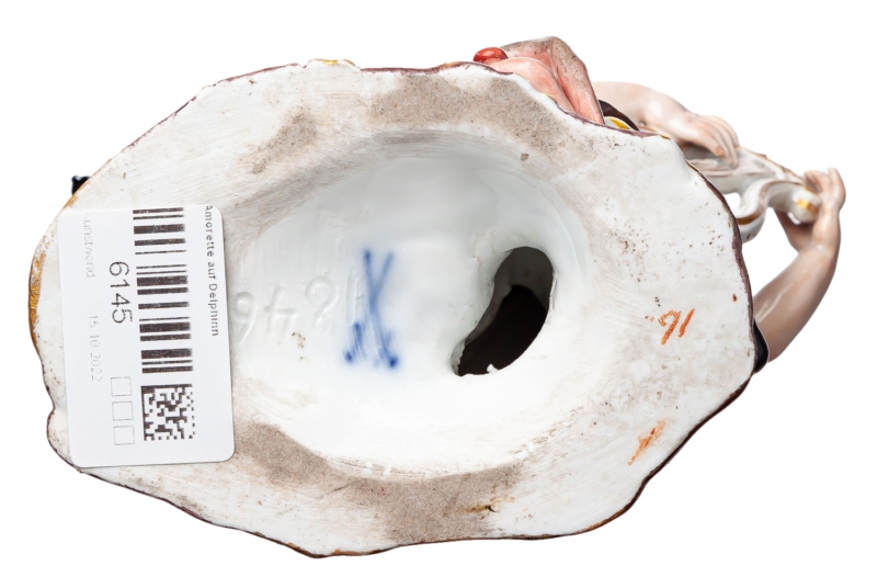 1924年以前マイセン『ジュピターに扮する鷲に乗るガニュメデス』 1924年以前マイセン『ジュピターに扮する鷲に乗るガニュメデス