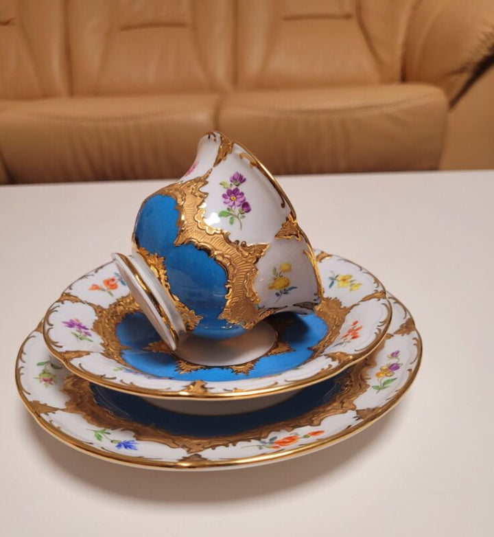 マイセン　Bフォーム　カップ＆ソーサー＆プレート