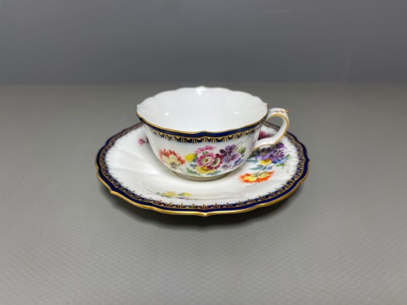 マイセン  Aカンテ フラワーペインティング フラワー1級品 N2