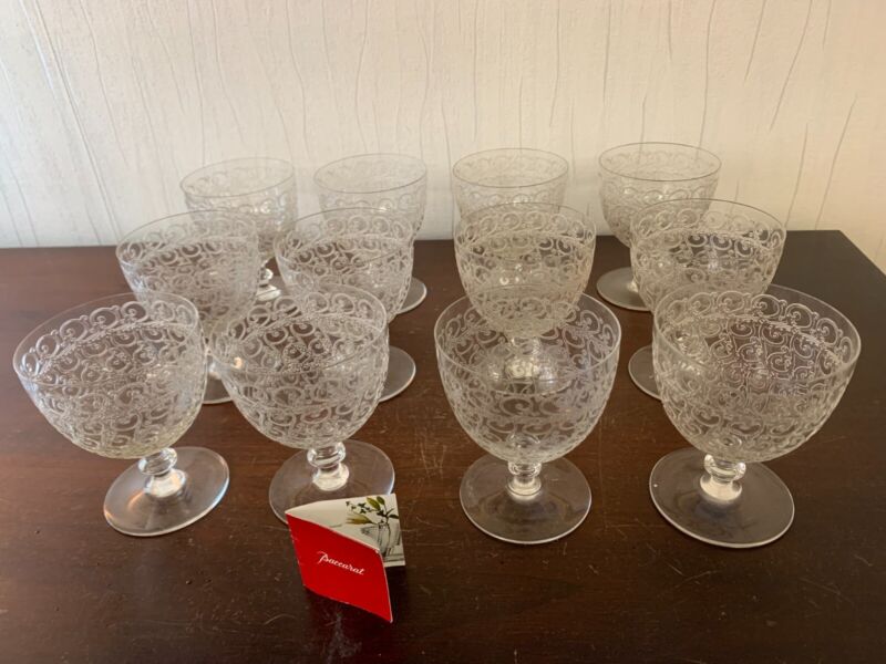 28 glasses for water model raw in glass baccarat (price for La piece)
