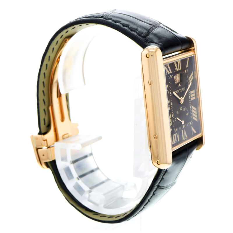 タンク ルイ カルティエ ローズゴールド 手巻き腕時計 W1560002