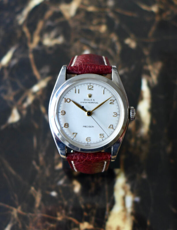 希少なヴィンテージ1952年製 「プレエクスプローラメンズロレックス ー  