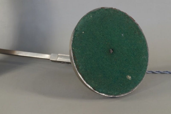 モニックス　フランス製アールデコランプ　1930年　ニッケルメッキ銅　ピアノランプ