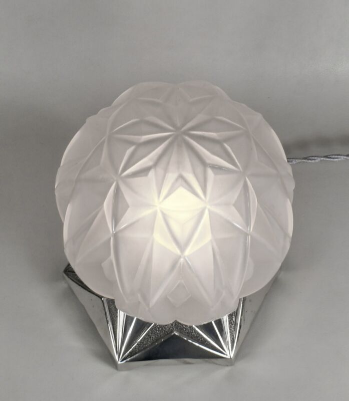 ユヌベル＆コニュヴィル　希少なフランス製アールデコランプ　1930年