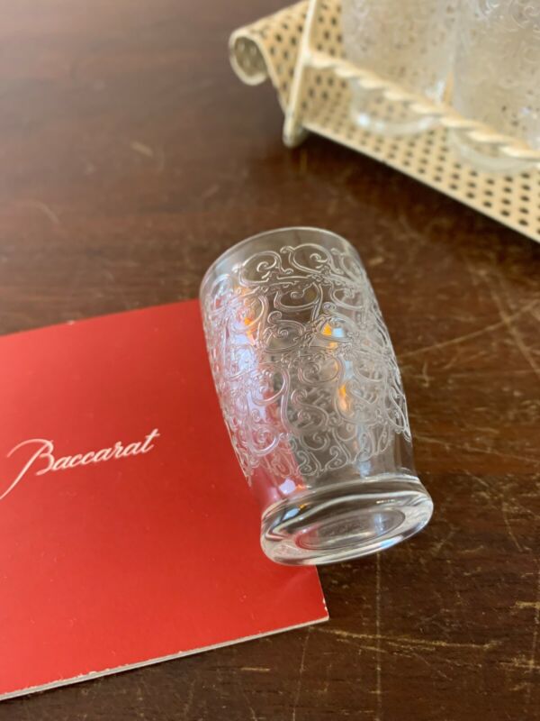 Cabaret With 8 Glasses Liquor Rohan Crystal Baccarat (Price Of Set)