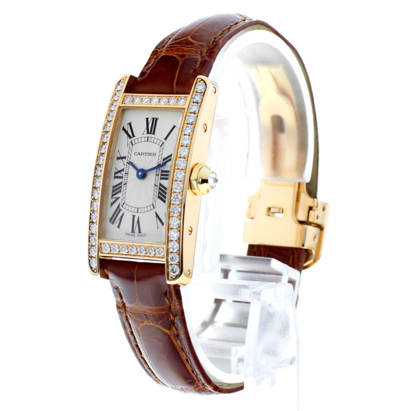 カルティエ タンクアメリカン  ローズゴールド クオーツウォッチ Ref.2503