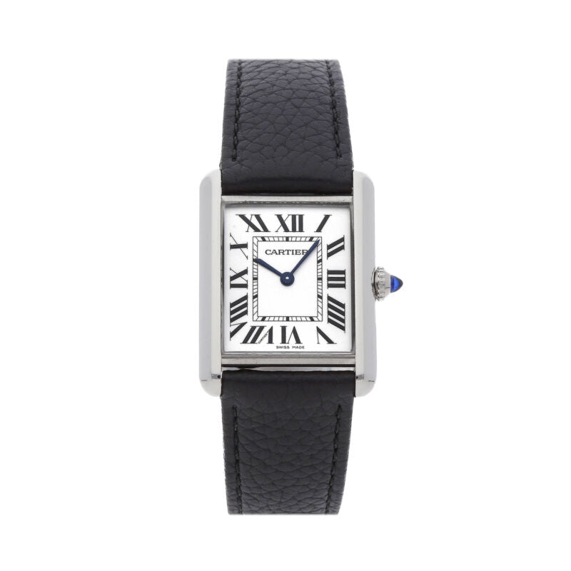 Cartier Tank Must Quartz Steel Ladies Strap Watch WSTA0041