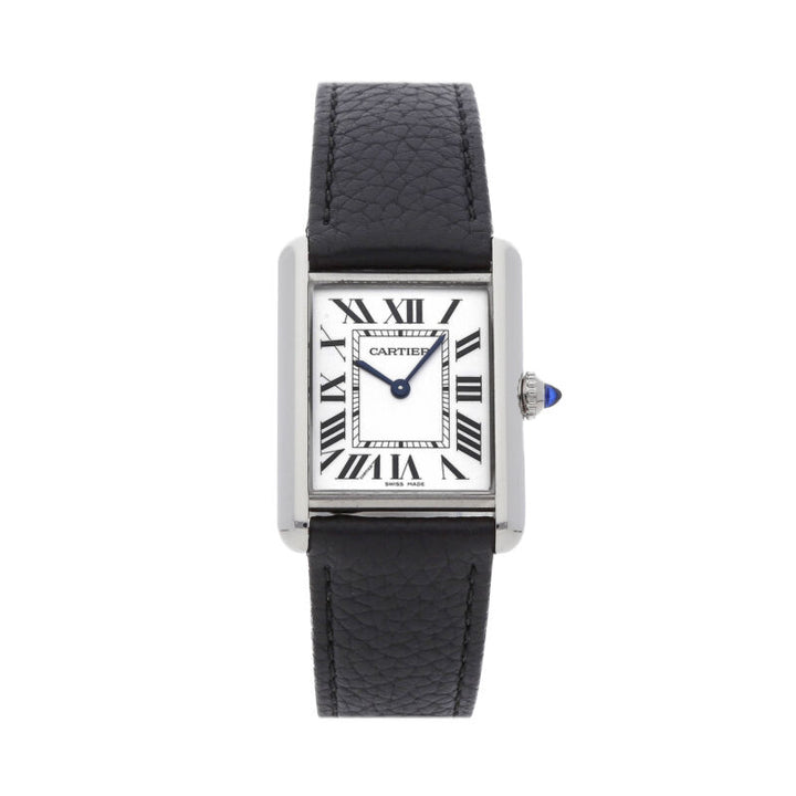 Cartier Tank Must Quartz Steel Ladies Strap Watch WSTA0041