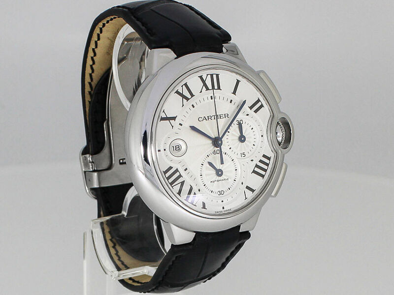 CARTIER BALLON BLEU CHRONOGRAPH 43.5 mm WATCH Ref. 3109 CARTIER SERVICE 08/2022