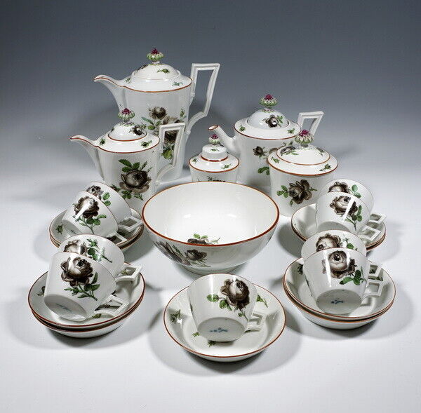 Large Meissen Coffee Tea Service Set Marcolini Period 1774-1814