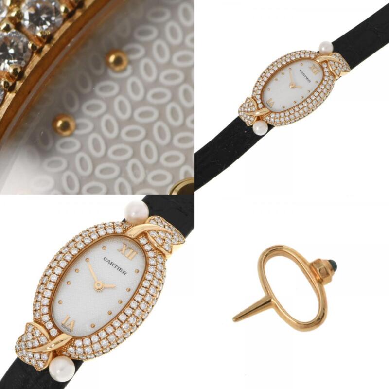 CARTIER Baignoire Bezel Diamond Pearl WB506851 watch 800000104760000