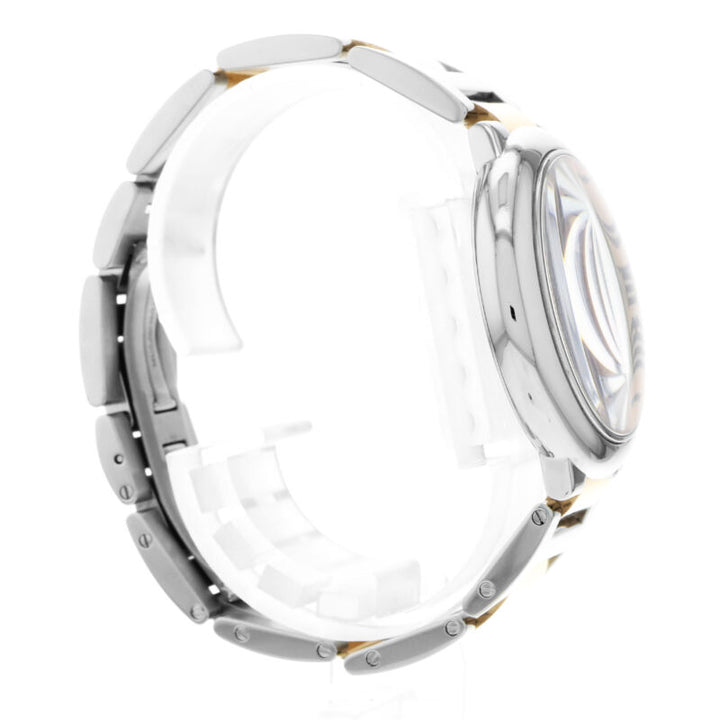 カルティエ バロンブルー スチール＆ローズゴールド 自動巻き腕時計 W6920033