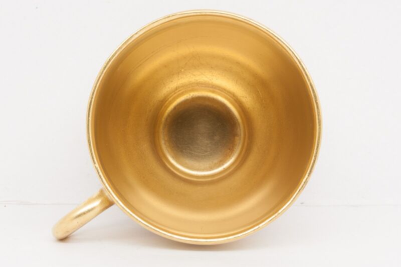 ロイヤルウースター デミタスカップ&ソーサー 手描き狩猟『ハンティングシーン』の風景