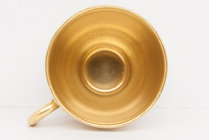 ロイヤルウースター デミタスカップ&ソーサー 手描き狩猟『ハンティングシーン』の風景