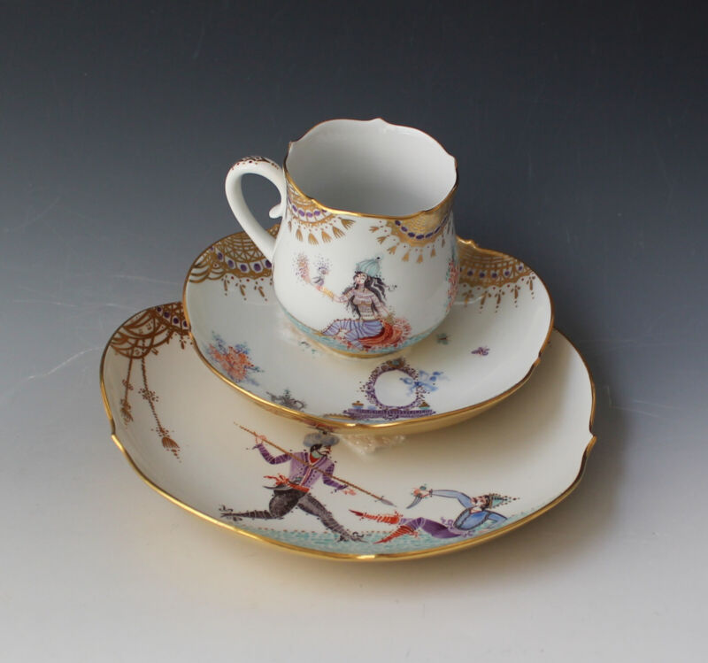 マイセン  コーヒーブランケット  3ピース  アラビアンナイト  ハインツ・ヴェルナー / #2