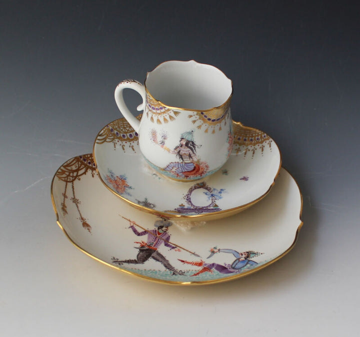 マイセン  コーヒーブランケット  3ピース  アラビアンナイト  ハインツ・ヴェルナー / #2