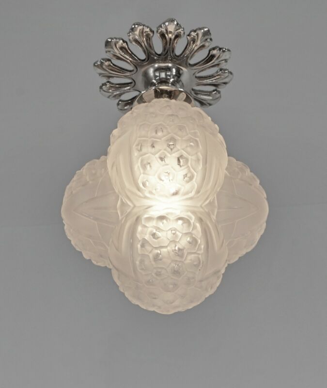 ハノッツ（HANOTS）フランス製 アールデコ調 フラッシュマウントペンダントライト