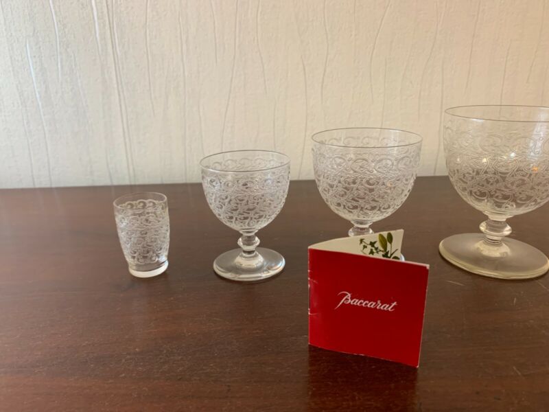 Service 36 Parts Model Rohan IN Crystal Baccarat (Price Of Set)