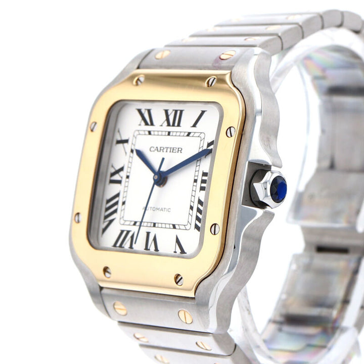 カルティエ サントス スチール 自動巻き腕時計 W2SA0016