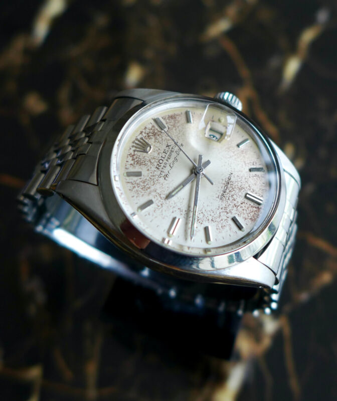 A STUNNING GENTS 1966 ROLEX OYSTER AIR-KING DATE 34mm ORG BILL OF SALE 1969 5700